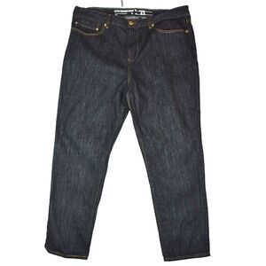 Vintage LRG Jeans Mens 42x30 Blue True Taper Leg Hip Hop Grunge Cyber Skater Y2K